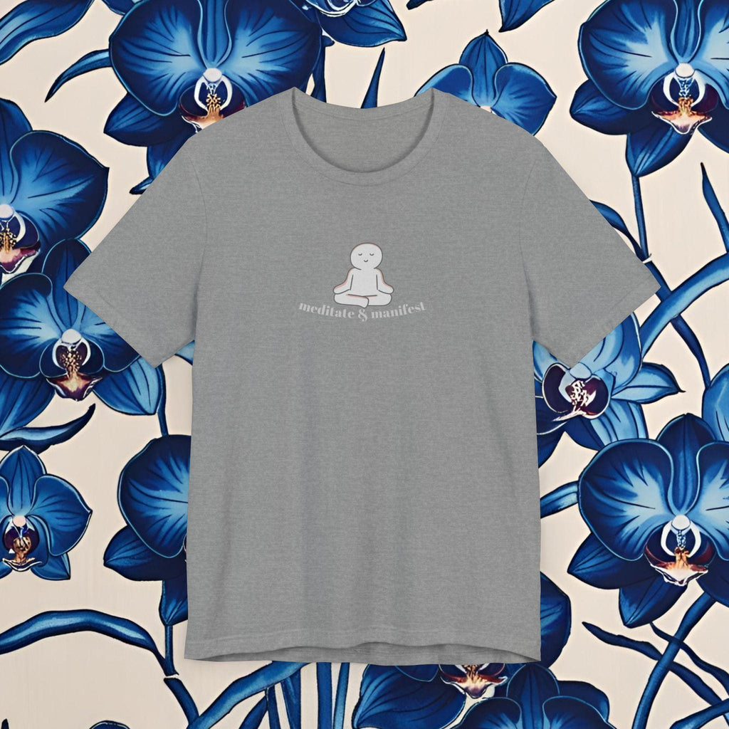 Unisex Cotton Graphic T-Shirt: Meditate & Manifest