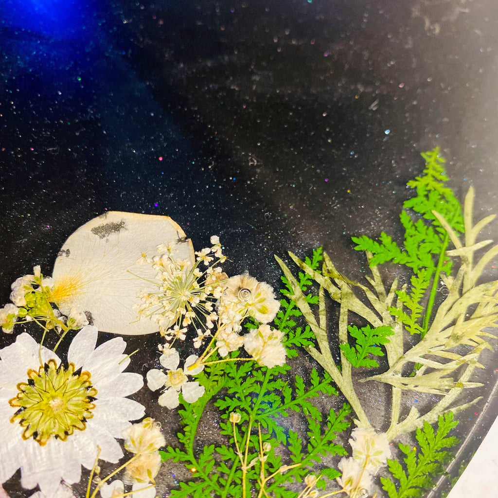 Dark Garden -Pink Tray Large